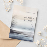 Casamento no inverno de Paisagem Abstrato Cênico E