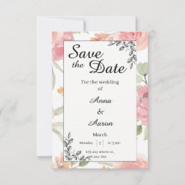 Reserve A Data Casamento no Jardim de Primavera com Pêssego Suave