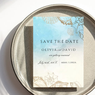 Reserve A Data Casamento no Mar de Verão Blue Ocean Beach Wedding