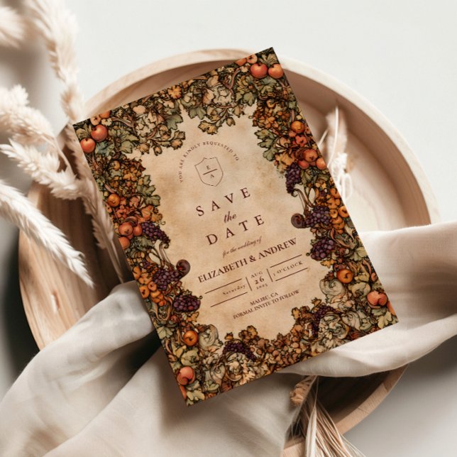 Reserve A Data Casamento no Pomar de Outono (Criador carregado)