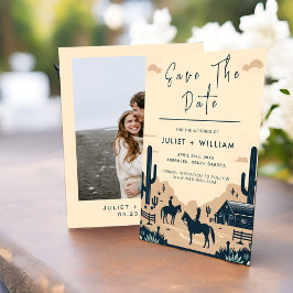 Reserve A Data Casamento Ocidental Russo do Cavalo Retro do Deser