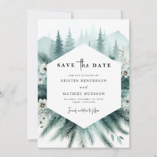 Reserve A Data Casamento Personalizado De Montanha Whimsical