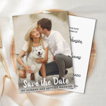 Casamento Personalizado Do Cachorro Salva A Data