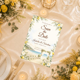 Reserve A Data Casamento Romântico à Beira-Mar