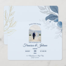 Casamento Romântico à Beira-Mar Salve a Data