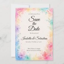 Casamento Romântico com Aquarela Pastel Caprichosa