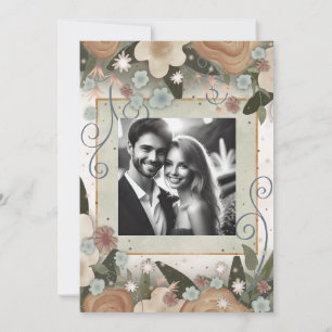Reserve A Data Casamento Romântico de Inspirividade Moderna Elega