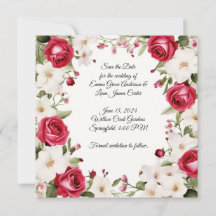 Casamento Romântico Rosa Vermelha & Lírio do Vale
