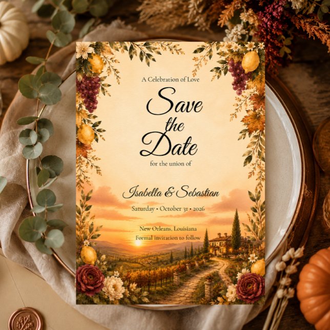 Reserve A Data Casamento Romântico Toscano (Criador carregado)
