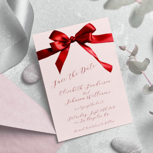 Reserve A Data Casamento rosa-arco vermelho com script de caligra