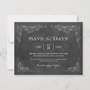 Reserve A Data Casamento Russo do Chalkboard Negro
