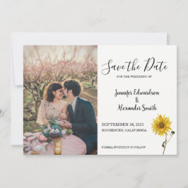 Reserve A Data Casamento russo do floral de girassol