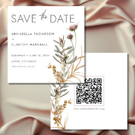 Reserve A Data Casamento Rustic Boho Delicate Fall Wildflower