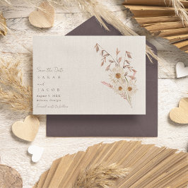 Reserve A Data Casamento Rustic Boho Wildflower Bohemian