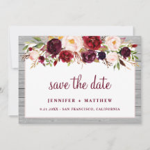Casamento Rustic Burgundy Blush Floral Pink Border