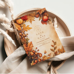 Reserve A Data Casamento Rustic Fall Harvest