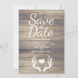 Reserve A Data Casamento Rustic Farmhouse Deer Antlers