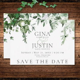 Reserve A Data Casamento Rustic Ivy & Sage Greenery