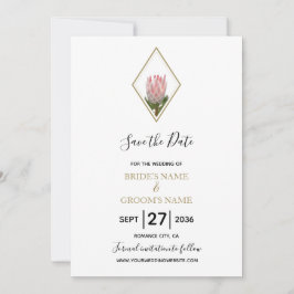 Reserve A Data Casamento Rustic King Protea Salvar Data