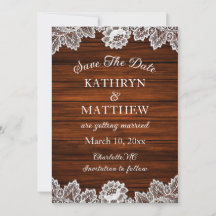 Casamento Rustic Lace Wood