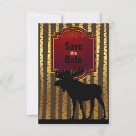 Reserve A Data Casamento Rustic Moose and Ouro Aspen Trees
