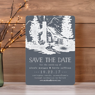 Reserve A Data Casamento Rustic Mountain Cabin Salva a Data