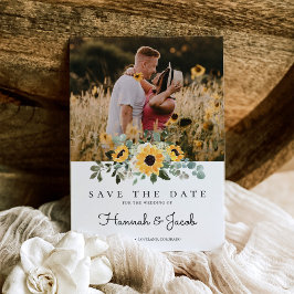 Reserve A Data Casamento Rustic Sunflower Eucalyptus