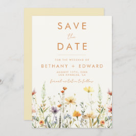 Reserve A Data Casamento Rustic Wildflower