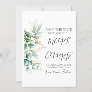 Reserve A Data Casamento Rústico com Vegetação de Eucalipto
