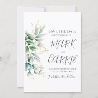 Reserve A Data Casamento Rústico com Vegetação de Eucalipto
