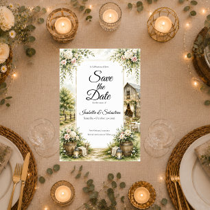 Reserve A Data Casamento Rústico em Celeiro