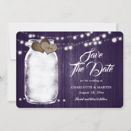Reserve A Data Casamento Rústico Mason Jar Wood Lights