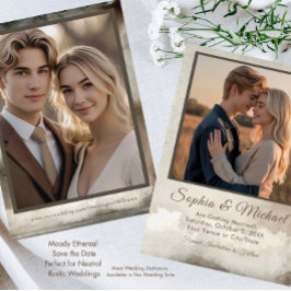 Reserve A Data Casamento Salvar Data Etéreo Aquarela Vintage