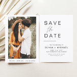 Reserve A Data Casamento Salve a Data Foto Minimalista<br><div class="desc">Casamento Salve os Cartões de Data que têm uma foto na frente. Os Cartões salve a data contêm uma moderna tipografia cursiva escrita escrita escrita escrita escrita escrita escrita escrita que é elegante,  simples e moderna a ser usada depois da simples celebração do dia de casamento minimalista.</div>
