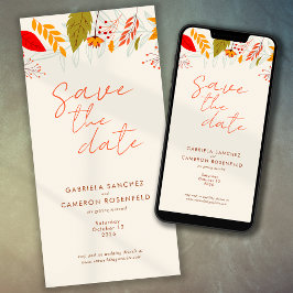 Reserve A Data Casamento Simples de Marfim Simples Floral de Qued