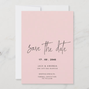 Reserve A Data Casamento Simples de Script Minimalista salve a da