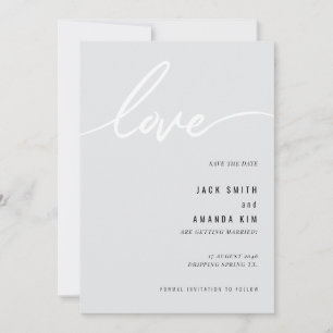 Reserve A Data Casamento Simples de Script Minimalista salve a da