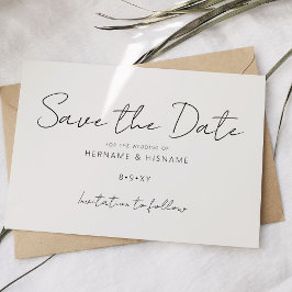 Reserve A Data Casamento Simples e Elegante Elegante Personalizad