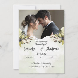 Reserve A Data Casamento Simples Elegante Moderno Minimalista