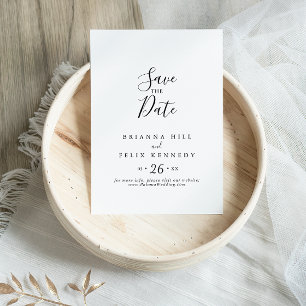 Reserve A Data Casamento Simples Minimalista