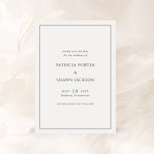 Casamento Simples Preto e Branco Elegante