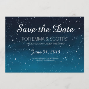 Reserve A Data Casamento sob as estrelas Salvar a Data