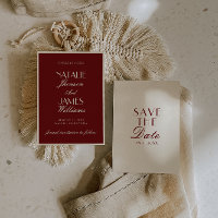 Casamento sofisticado Burgundy Cream Luxuoso e Ant