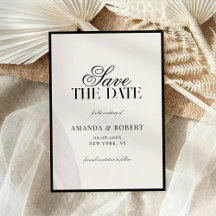 Casamento Sofisticado Preto e Marfim Old Money