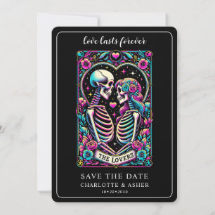 Reserve A Data Casamento Tarot Salvar Plano 