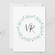 Casamento Teal e Dourado Simples Salve a Data