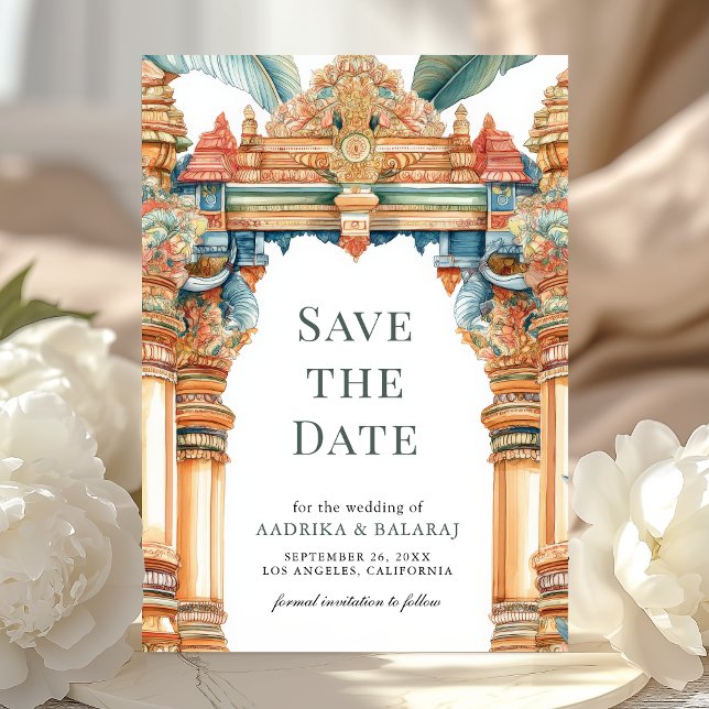 Reserve A Data Casamento Tradicional Intricado Arco Sul Indiano (Criador carregado)