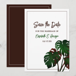 Reserve A Data Casamento Tropical de Monstera Beach