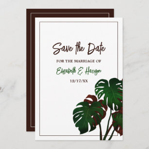 Reserve A Data Casamento Tropical de Monstera Beach