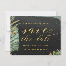 Reserve A Data Casamento Tropical De Palma Salvar A Data